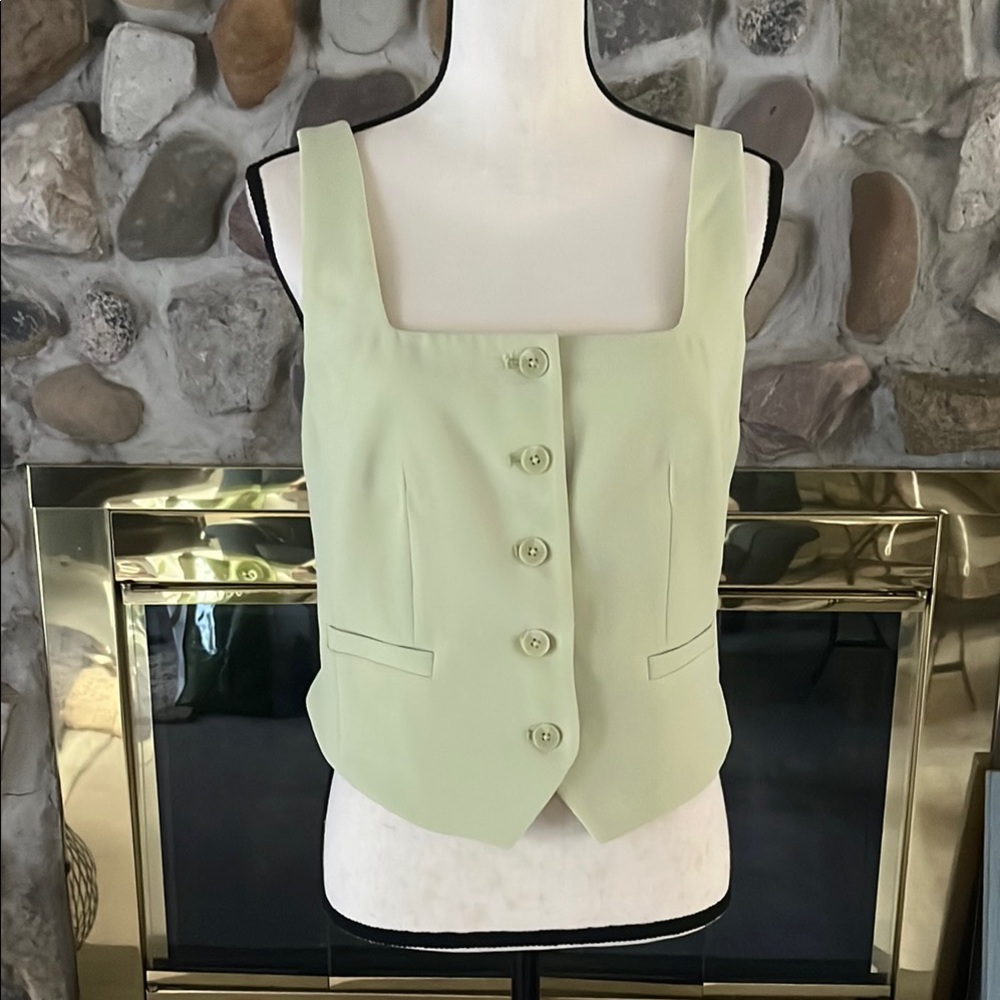 Express Light Green Sleeveless vest